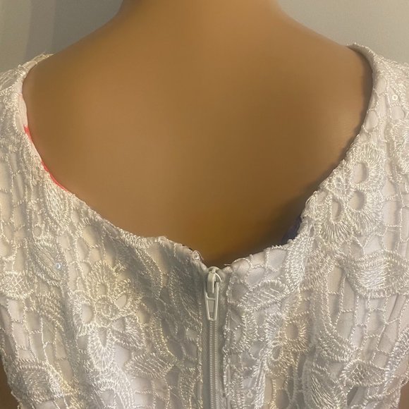 Beautiful Floral Two-Piece Prom Dress - Picture 3 of 6